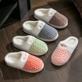 thumbnail image 4 of XIMIN Pantoufles pour Femmes Chaussures de Maison Confortables avec Mousse Mémoire Pantoufles Douces Chaudes Duveteuses Pantoufles Confortables Douces Sabots à Enfiler Hiver Automne Chaussures d'Intérieur, 4 of 6