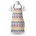 thumbnail image 3 of Tropical Apron, Pattern of Pineapples in Exotic Hipster Style Jungle Fruits Graphic Image, Unisex Kitchen Bib with Adjustable Neck for Cooking Gardening, Adult Size, Multicolor, by Ambesonne, 3 of 4