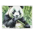thumbnail image 5 of Autua Panda Bamboo Leaves Tapestry Wall Hanging Unique Style Graphic Tapestries for Home Decor Living Room Bedroom Dorm Apartment Farmhouse 40x30inch, 5 of 6