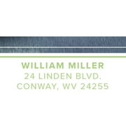 Graceful Script Personalized Address Label