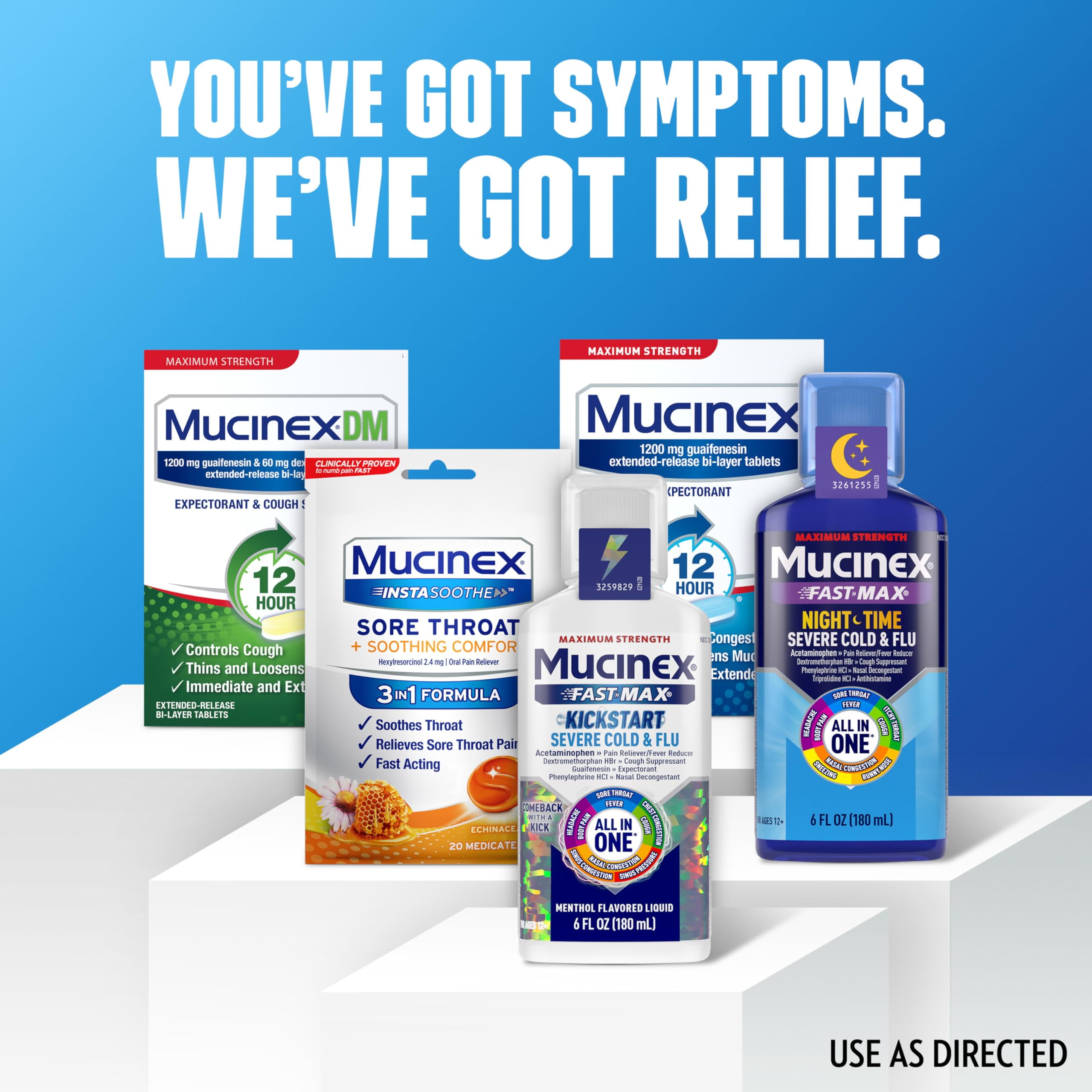 Chest Congestion, Mucinex 12 Hour Extended Release Tablets, 40ct, 600 mg Guaifenesin Relieves Chest Congestion Caused by Excess Mucus, #1 Doctor Recommended OTC expectorant