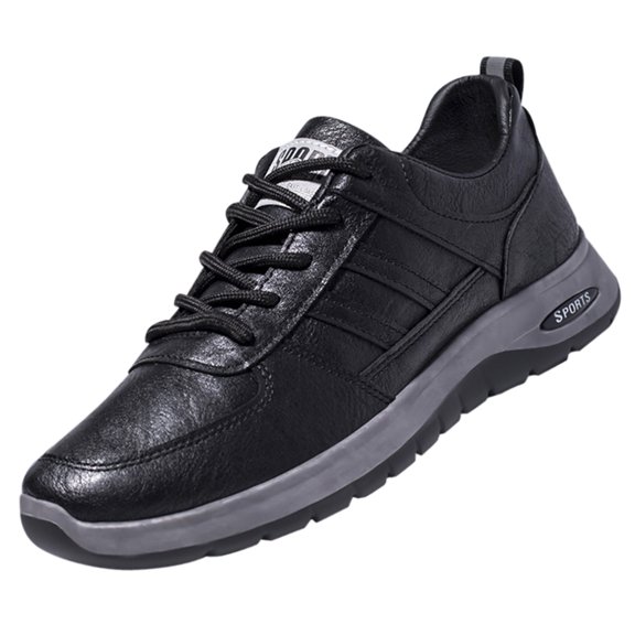 NOKIO Men's Walking Sneakers Comfortable Wide Fit Shoes with Durab𝗅e Anti-S𝗅ip Sole, Lightweight Casual Sport Footwear Versatile So𝗅id Color Athlet𝗂c Shoes for Outdoor, Travel,Business, Work