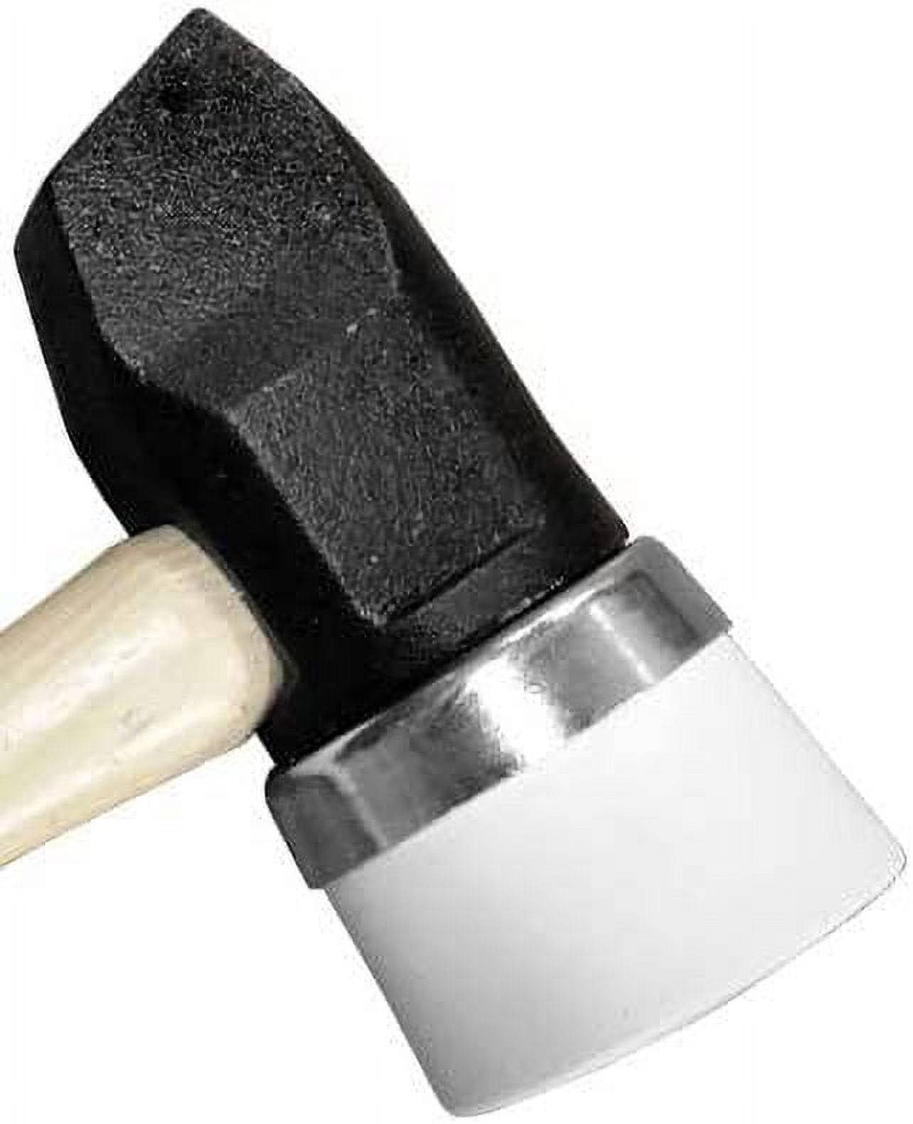 Powernail 5MI White Rubber Weighted Mallet Hammer for Flooring Nailers and Staplers