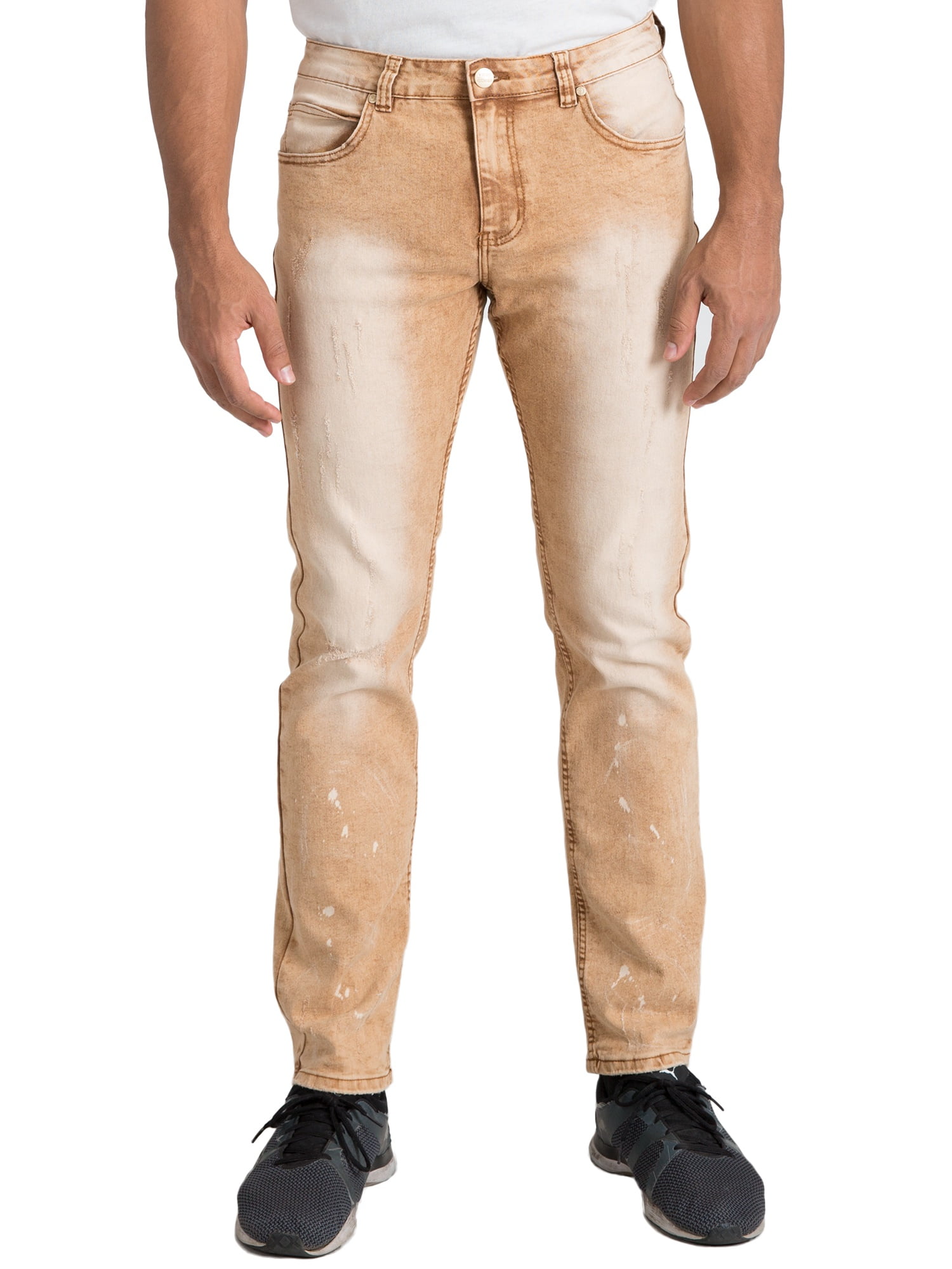 gold color jeans