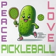 thumbnail image 3 of CafePress - Peace Love Pickleball - Women's Long Sleeve Relaxed Fit Cotton Light Pajama Set, 3 of 3