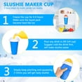 thumbnail image 3 of Color Land Slushy Cup, TIK TOK Slushie Maker Cup Frozen Magic Squeeze Cup, Ice Cream Maker Cup, Cool Stuff Trending Tiktok Artículos caseros DIY Cool Gadgets con tapa y pajita (ROSA), 3 of 5