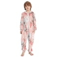 thumbnail image 2 of Soft Big Kids Onesie Pajamas Cozy Loose-Fit Jumpsuits for kids with Pockets for Christmas Lounge & Play Koala and Strawberry Pattern, 2 of 8
