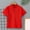 #155-Red, variant on Ceisia Kids' Mandarin Collar Short Sleeve Polo Shirt Assorted Colors for Casual and Formal Wear Blue 5 Years Gifts for Father