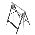 thumbnail image 6 of Sawhorse Lifting Bracket, Adjustable Sawhorse Stand, Heavy Duty Metal Support for Industrial Agricultural Construction, Stable Height Adjustable 31.5 to 51 Inches, Easy No Tool Installation, 6 of 9