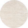 thumbnail image 1 of Ahgly Company Indoor Round Contemporary Champagne Beige Solid Area Rugs, 6' Round, 1 of 6