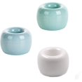thumbnail image 1 of Jinsinto 3 Pcs Mini Ceramic Toothbrush Holder Stand,pen Stand Rings, 1 of 5