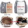 thumbnail image 4 of CoCopeanut Women's Tote Bag Small Medium Canvas Shoulder Bag Hobo Bag Daily Working Handbag, 4 of 6