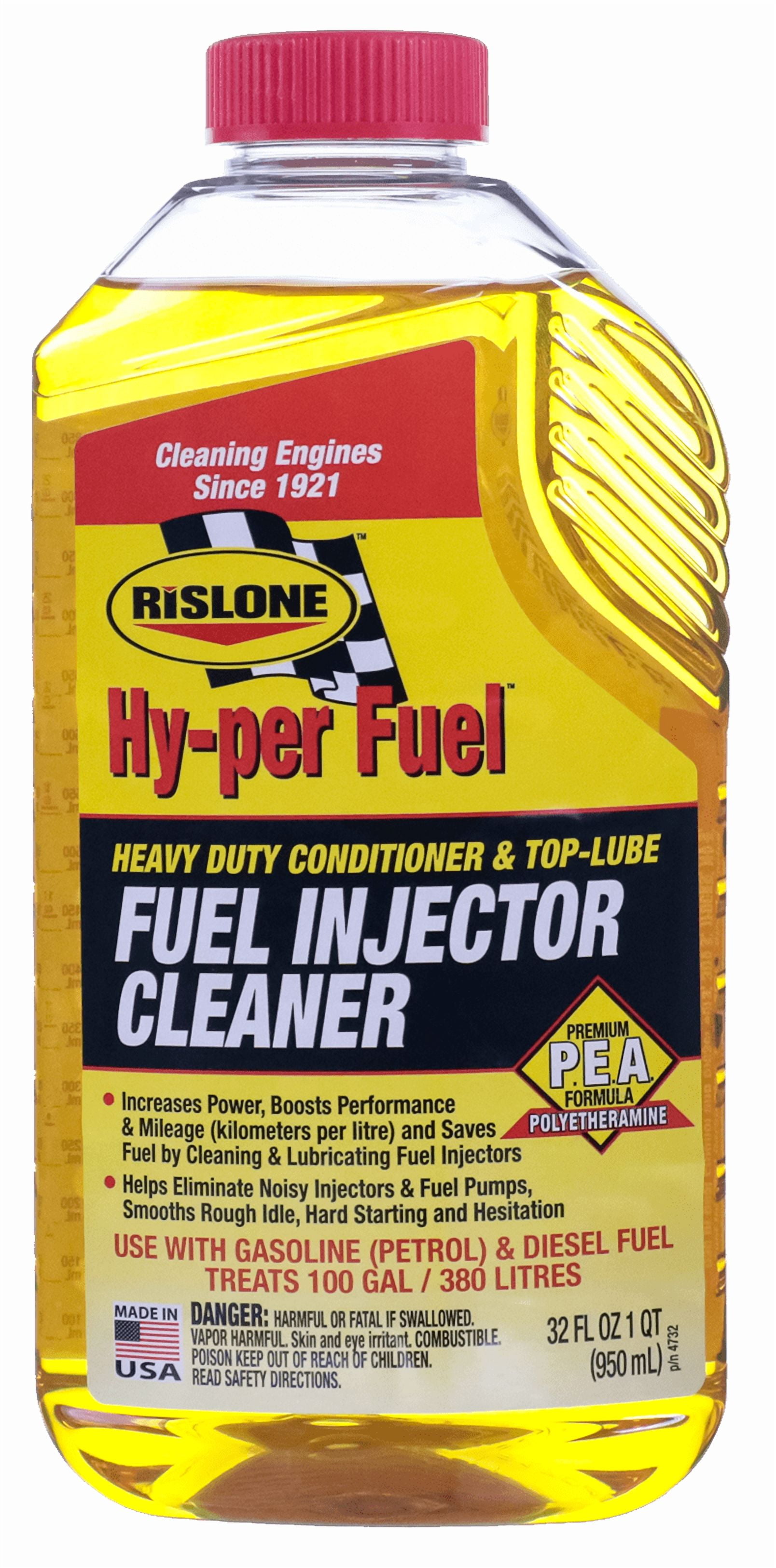 (2 pack) Rislone Hy-per Fuel Injector Cleaner Heavy Duty, Automotive Additive, 32 oz
