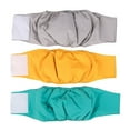 thumbnail image 3 of Pantalones fisiológicos impermeables para perros, pañales reutilizables para cachorros, bragas lavables para perros, ropa interior para perros machos, 3 of 5