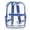 PVC - Blue, variant on Mesh Backpack for Men Women See Through Large Capacity Mesh Beach Bag Travel Backpack with Padded Shoulder Straps for Outdoor Swimming Sports Gym, Gray