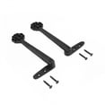 thumbnail image 7 of Black Stair Carpet Runner Holder Clips Aluminium Rust Resistant Finish 5.5 in. L Antique Easy Install Carpet Rug Holder Clips w/Screws Pack of 13 Renovators Supply, 7 of 7