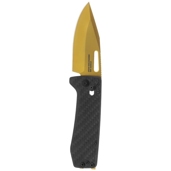 Sog Knife Ultra Xr Carbon - Fiber 2.8 Pln Edge Gold