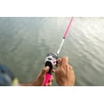 thumbnail image 6 of Zebco Roam Spincast Reel and Fishing Rod Combo, 6-Foot 2-piece Rod, Pink, 6 of 6
