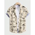 thumbnail image 5 of Camisa hawaiana con estampado de ovni y cohete para hombres y mujeres, blusa con estampado 3D de abstracción artística, camisas hawaianas holgadas de manga corta con solapa para niños, 5 of 5