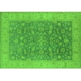 thumbnail image 1 of Ahgly Company Indoor Rectangle Oriental Green Traditional Area Rugs, 2' x 5', 1 of 4