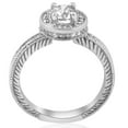 thumbnail image 2 of Pompeii 1CT Vintage Halo Diamond Engagement Ring 14K White Gold (H/I,I1-I2), 2 of 3