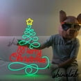 thumbnail image 2 of Shinelab Merry Christmas Tree Neon Sign, LED Christmas Decor, Perfect Xmax Gift 14050, 2 of 4