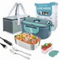 thumbnail image 1 of 60W Adult Electric Lunch Box, 1.5L 3-In-1 Portable Lunch Box Heater For Work, Suitable For Heating Lunch Box Food In Car/Truck/Office, Fast Heating, Leakproof, Portable,School Supplies, 1 of 5