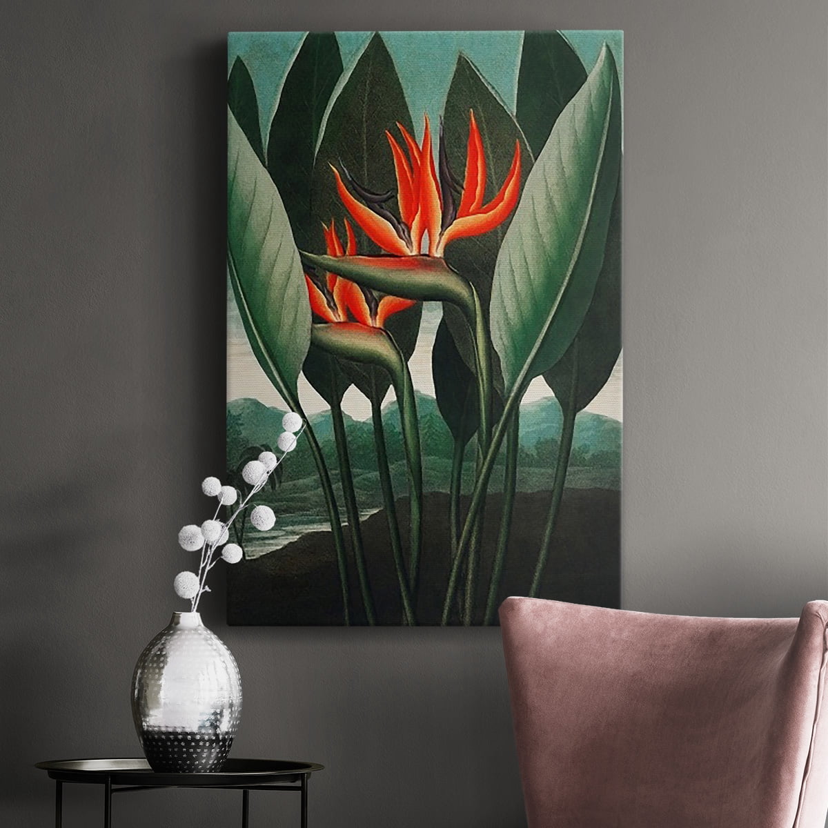 Temple of Flora IV Premium Gallery Wrapped Canvas - Ready to Hang