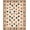 Beige Terracotta Black, Pattern 3, variant on ODIKA 8'x10' Washable Area Rug Print Paws Scattered Prints Bones Track Themed Alfombra Para for Living Room, Under Sectional, Family , Durable, Non-Slip