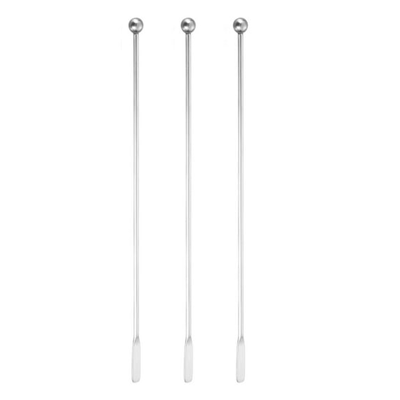 3x Cocktail Swizzle Stirrers Stirring Paddle Long Stirrer with Small Rectangular Paddles Mixing Cocktail Tool for Making Party ,