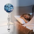 thumbnail image 4 of 10 Inch Wall Clock Battery Operated Silent Clock Decorative for Office, Kitchen, Outdoor, Living Room，Pretty Lotus Mountain Cloud Fog Chinese Landscape Elegant, 4 of 4