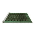 thumbnail image 2 of Ahgly Company Machine Washable Indoor Rectangle Abstract Turquoise Blue Contemporary Area Rugs, 2' x 5', 2 of 4