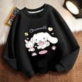 thumbnail image 1 of Nueva sudadera con estampado de dibujos animados de Sanrio Cinnamoroll para niñas, sudadera de sección gruesa de otoño e invierno, ropa de moda para niñas, 1 of 4