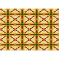 thumbnail image 1 of Ahgly Company Machine Washable Indoor Rectangle Transitional Orange Red Orange Area Rugs, 5' x 8', 1 of 7