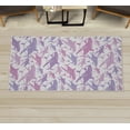 thumbnail image 1 of Shark Decorative Rug, Colorful Underwater Fish Pattern Masters Survival Predators Dangerous Nature, Quality Carpet for Bedroom Dorm and Living Room, 6 Sizes, Pale Lavender, by Ambesonne, 1 of 1