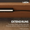thumbnail image 5 of Inlight 12-Inch Linking Cord Under Cabinet Light, Black, LC0112BK, 5 of 6