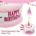 thumbnail image 3 of Island Paws - Birthday Cake Squeaky Dog Toy Set Color with Birthday Hat and Dog Birthday Scarf, 3 of 5