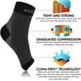 thumbnail image 6 of Newzill No-Slip Compression Ankle Sleeves with Arch Support, Relieves Plantar Fasciitis, Enhances Circulation, 6 of 8
