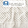 thumbnail image 3 of Great Bay Home Quick Dry Diamond Waffle 6 Piece Towel Set, Ivory, 3 of 7