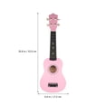 thumbnail image 4 of Ukelele para principiantes, ukelele hawaiano de 21 pulgadas, instrumento musical para niños, adultos y estudiantes con bolsa, cuerda de repuesto y púa., 4 of 7