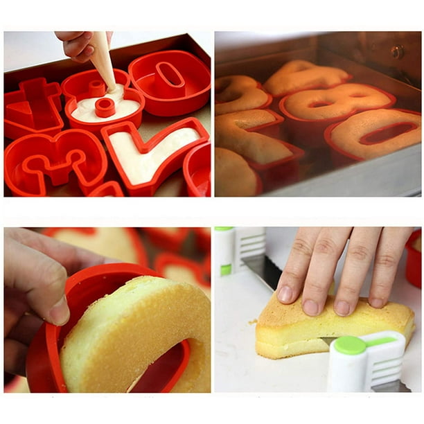DYTTDG Back To School Supplies Perfect Number Shape Cake Molder Silicone  Digital Cake Cake Numbers Shape Silicone Candy Molds Bite Size