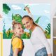 thumbnail image 4 of Juego de fiesta NEBURORA Pin The Tail on The Dinosaur Kids 3+, 4 of 6