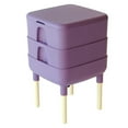 thumbnail image 1 of FCMP Outdoor Essential Living 6 Gallon Worm Composter Bin w/ 2 Trays, Plum, 1 of 8