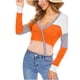 thumbnail image 3 of Puntoco suéter moda mujer Casual manga larga Casual Color contraste Patchwork suéter blusa liquidación de Navidad Puntoco Puntoco-5525, 3 of 4