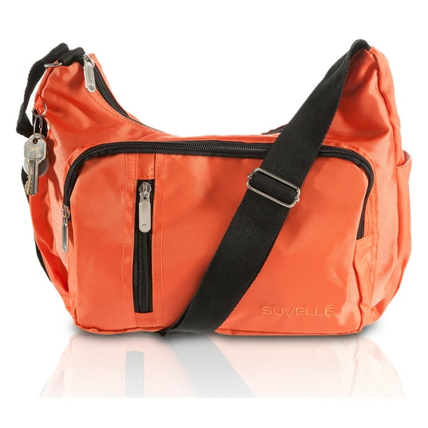 Lightweight Slouch Travel Everyday Crossbody Bag Multi Pocket Shoulder