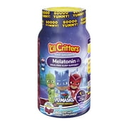 L'il Critters PJ Masks Melatonin Gummy Supplements, Supports Sleep, 60 Gummy Vitamins