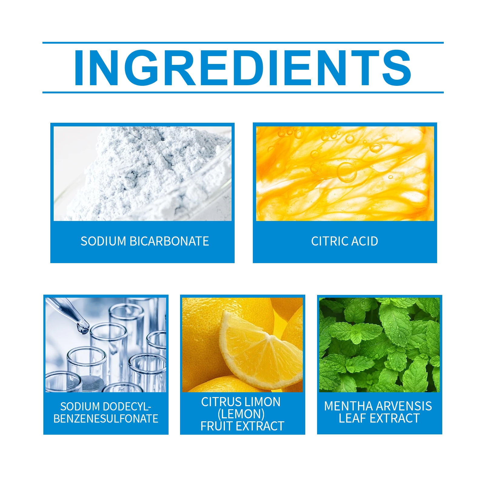 Alvantor Refrigerator Cleaning Tablets Multi-Purpose Deodorizer, 12PCS