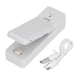 thumbnail image 1 of Mini sellador de bolsas portátil con imán, máquina de sellado de bolsas de plástico con carga USB para uso doméstico y de cocina, color gris, 1 of 11