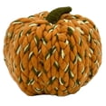 thumbnail image 4 of 9" Fluffy Woven Yarn Pumpkin Thanksgiving Fall Harvest Decor, 4 of 4