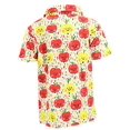 thumbnail image 4 of Unique Baby Boys Smart Apple Back To School Collared Polo Shirt (9Y, Red), 4 of 4